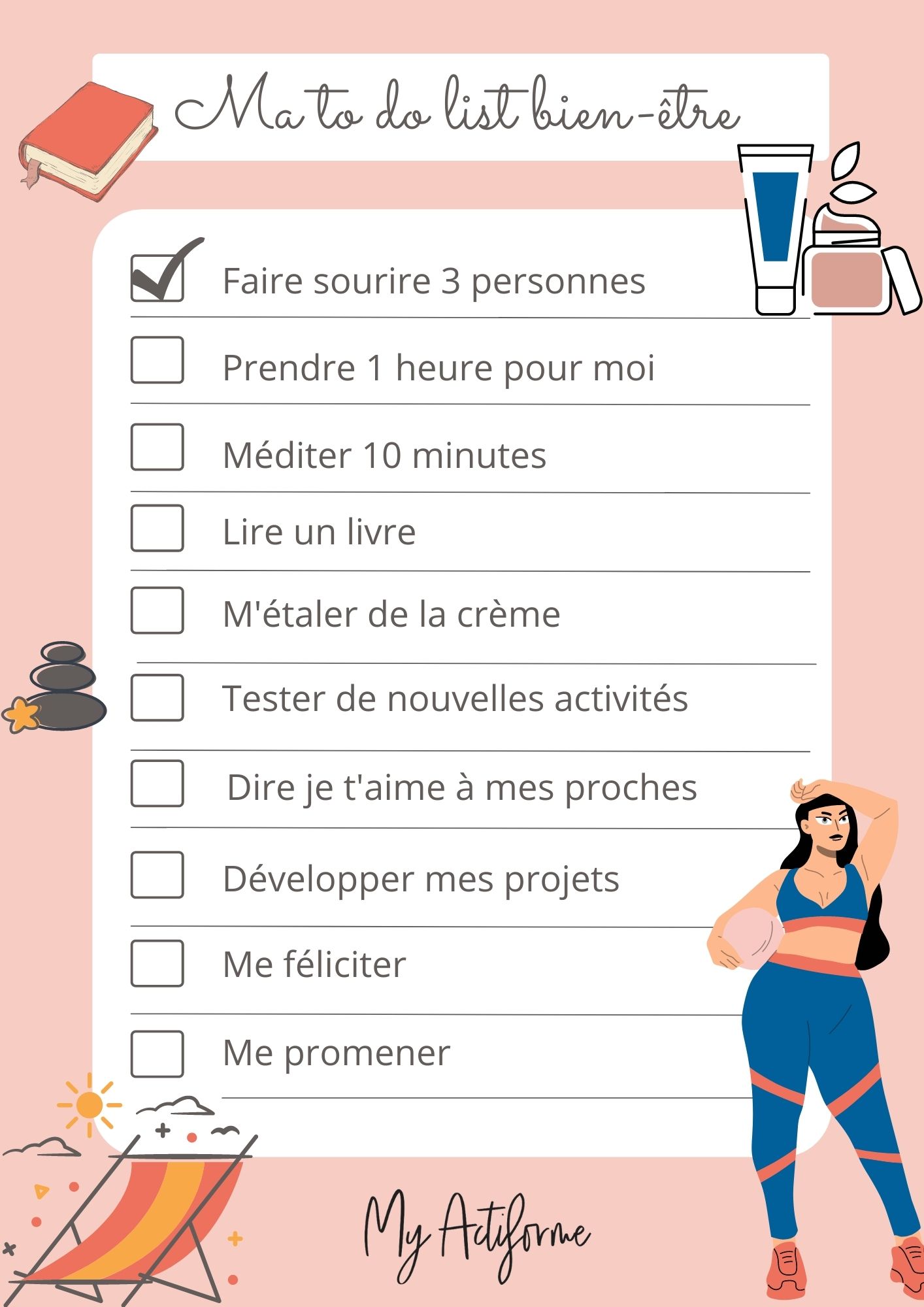 To do list bien-être